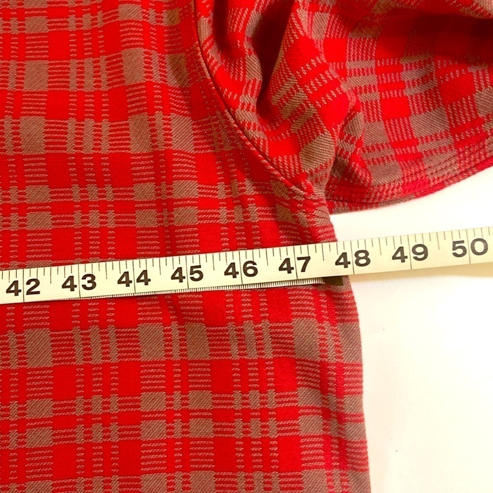 Undefeated Men’s Red Plaid Long Sleeve Shirt.Size-Xl — image 3 of 8